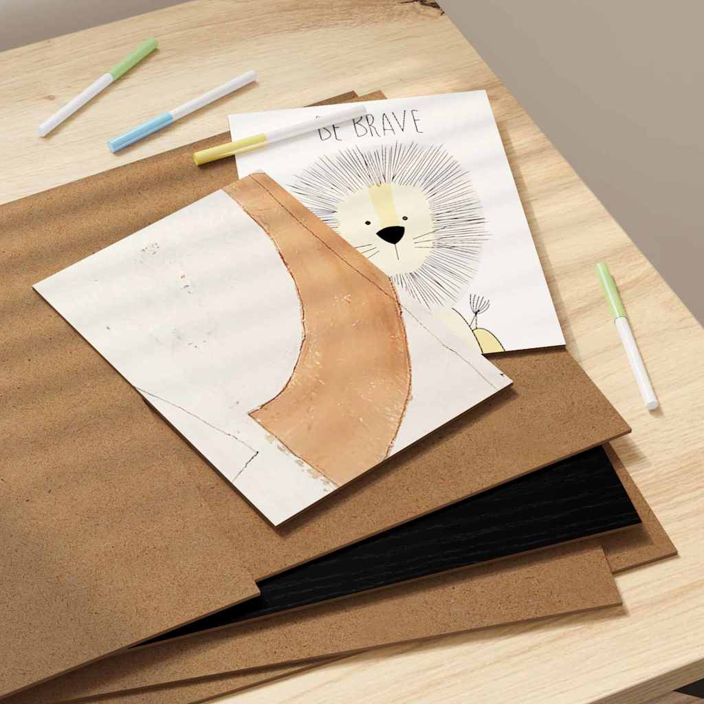 vidaXL Decor Panels 50 pcs Black Oak 30 x 42 x 0.27 cm Engineered Wood 5