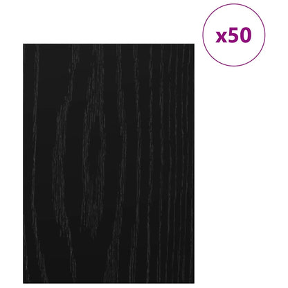 vidaXL Decor Panels 50 pcs Black Oak 30 x 42 x 0.27 cm Engineered Wood 3