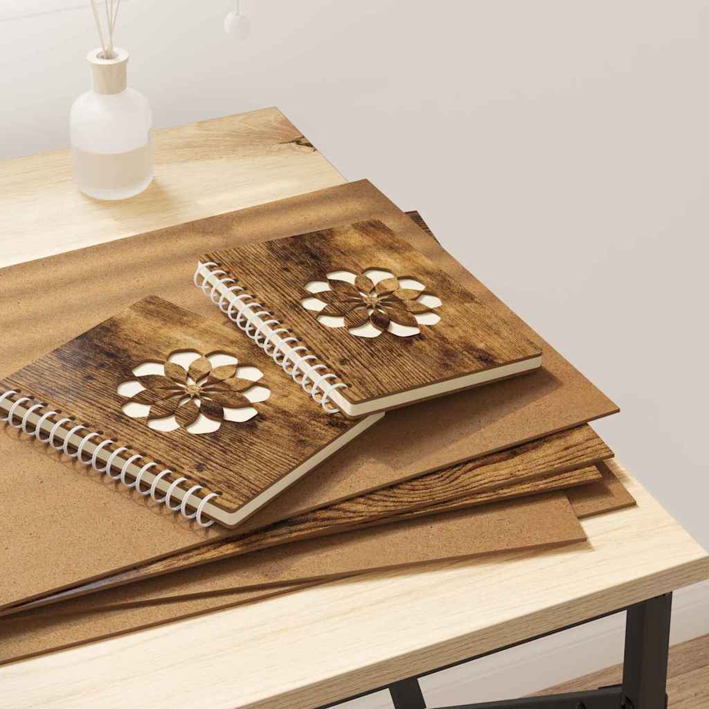 vidaXL Decor Panels 50 pcs Smoked Oak 30 x 42 x 0.27 cm 1