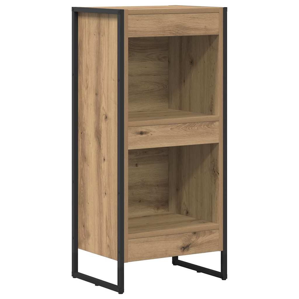 vidaXL Book Cabinet 40 x 30 x 86.5 cm Engineered Wood Artisian Oak 2
