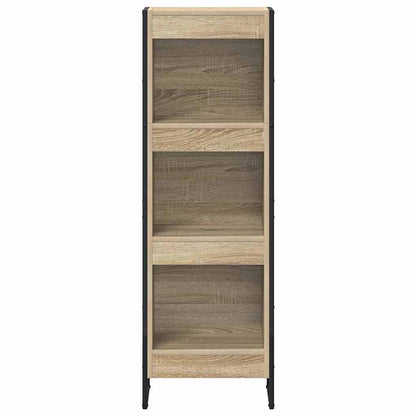 vidaXL Book Cabinet 40 x 30 x 121 cm Engineered Wood Sonoma 5