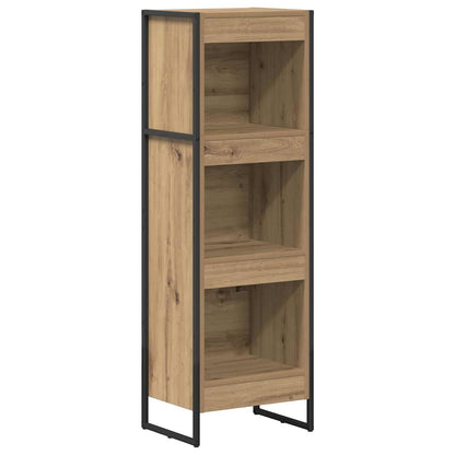 vidaXL Book Cabinet 40 x 30 x 121 cm Engineered Wood Artisian Oak 2