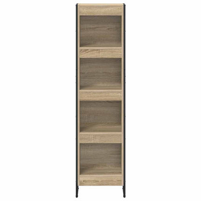 vidaXL Book Cabinet 40 x 30 x 155 cm Engineered Wood Sonoma 5