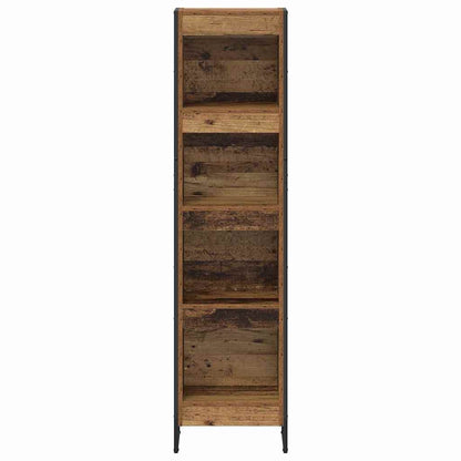 vidaXL Book Cabinet 40 x 30 x 155 cm Engineered Wood Old Wood 5