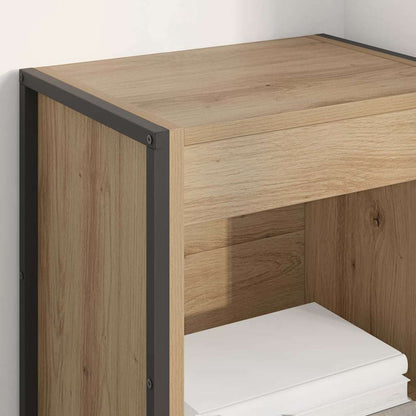 vidaXL Book Cabinet 40 x 30 x 155 cm Engineered Wood Artisian Oak 4