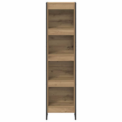 vidaXL Book Cabinet 40 x 30 x 155 cm Engineered Wood Artisian Oak 5