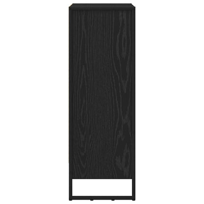 vidaXL Book Cabinet 60 x 30 x 86.5 cm Engineered Wood Black Oak 6