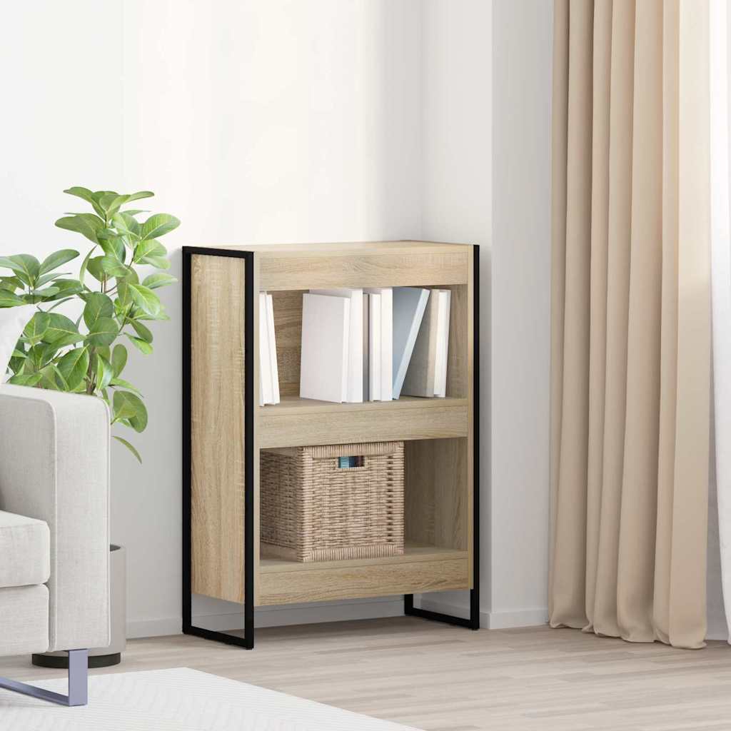 vidaXL Book Cabinet 60 x 30 x 86.5 cm Engineered Wood Sonoma 1