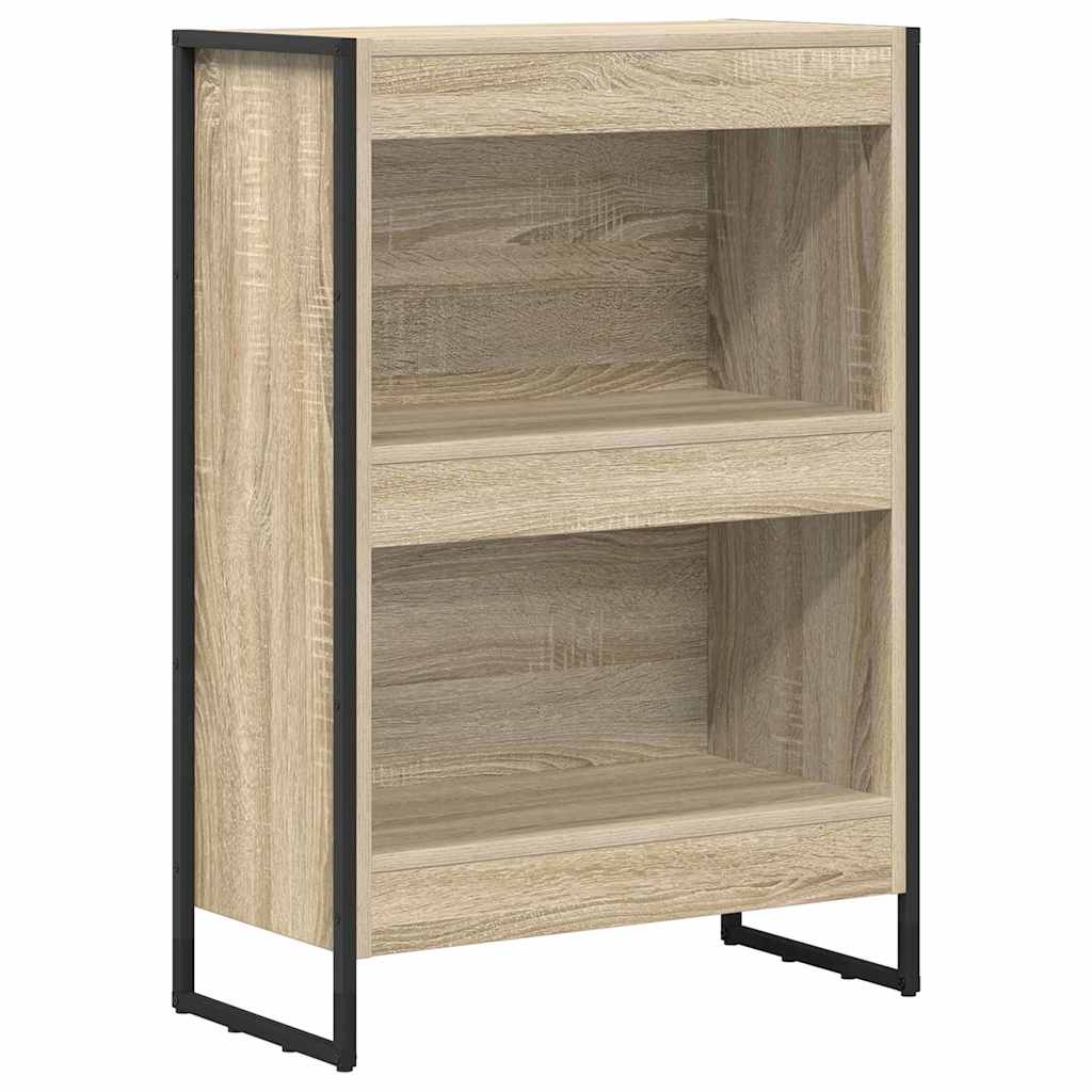 vidaXL Book Cabinet 60 x 30 x 86.5 cm Engineered Wood Sonoma 2