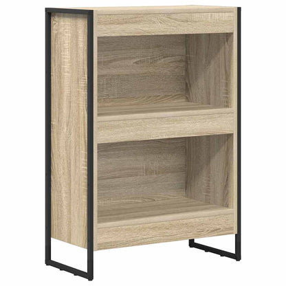 vidaXL Book Cabinet 60 x 30 x 86.5 cm Engineered Wood Sonoma 2