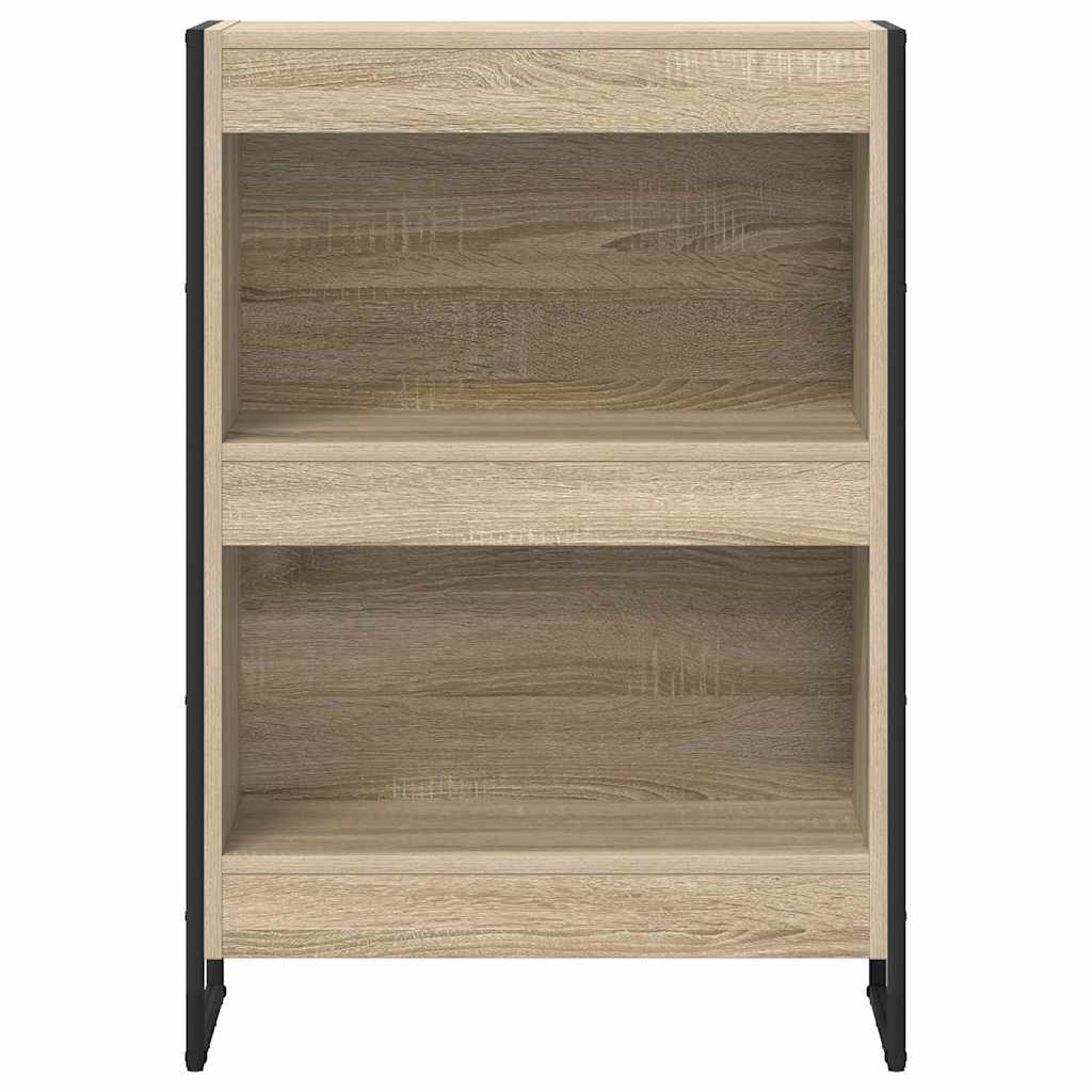 vidaXL Book Cabinet 60 x 30 x 86.5 cm Engineered Wood Sonoma 5