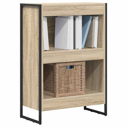 vidaXL Book Cabinet 60 x 30 x 86.5 cm Engineered Wood Sonoma 3