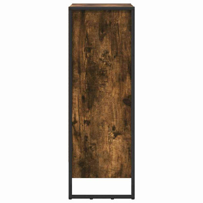 vidaXL Book Cabinet 60 x 30 x 86.5 cm Engineered Wood Smoke Oak 6
