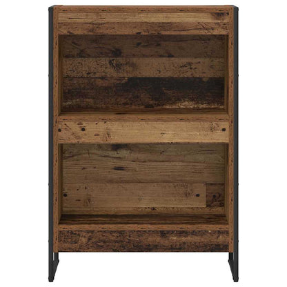 vidaXL Book Cabinet 60 x 30 x 86.5 cm Engineered Wood Old Wood 5