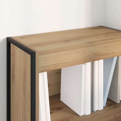 vidaXL Book Cabinet 60 x 30 x 86.5 cm Engineered Wood Artisian Oak 4