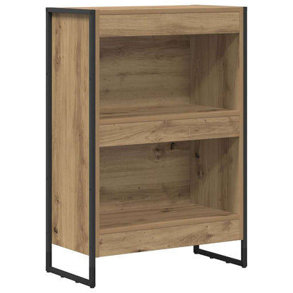 vidaXL Book Cabinet 60 x 30 x 86.5 cm Engineered Wood Artisian Oak 2