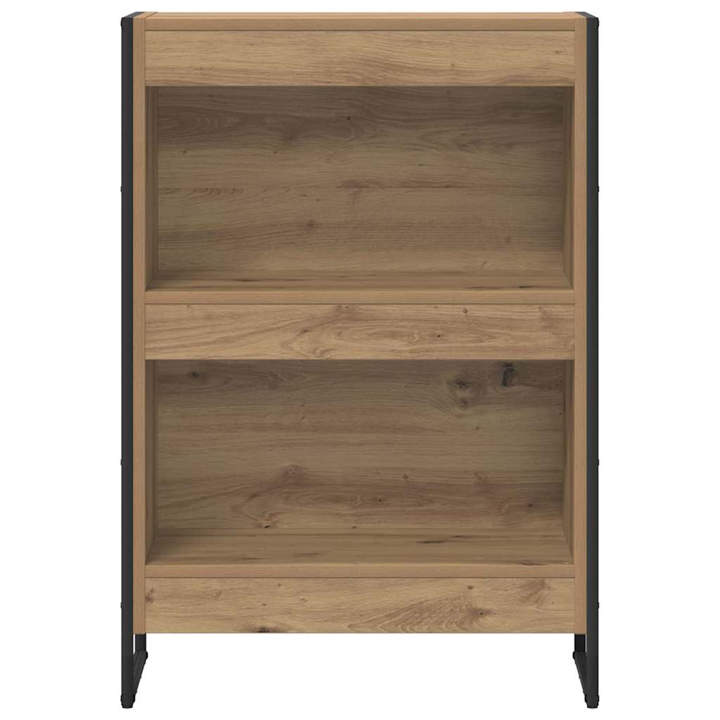 vidaXL Book Cabinet 60 x 30 x 86.5 cm Engineered Wood Artisian Oak 5