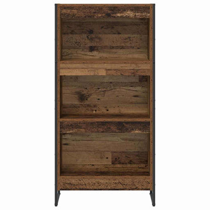 vidaXL Book Cabinet 60 x 30 x 121 cm Engineered Wood Old Wood 5