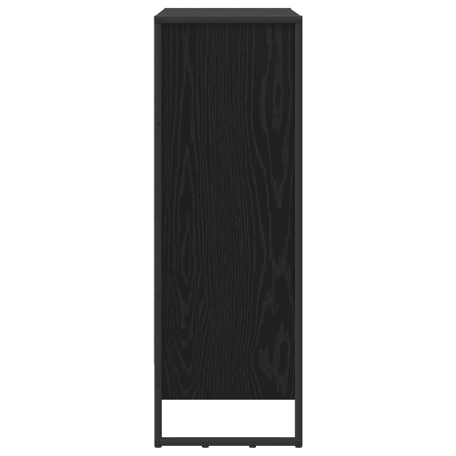 vidaXL Book Cabinet 80 x 30 x 86.5 cm Engineered Wood Black Oak 6