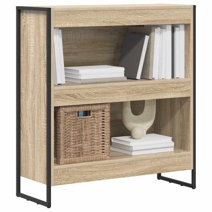 vidaXL Book Cabinet 80 x 30 x 86.5 cm Engineered Wood Sonoma 3