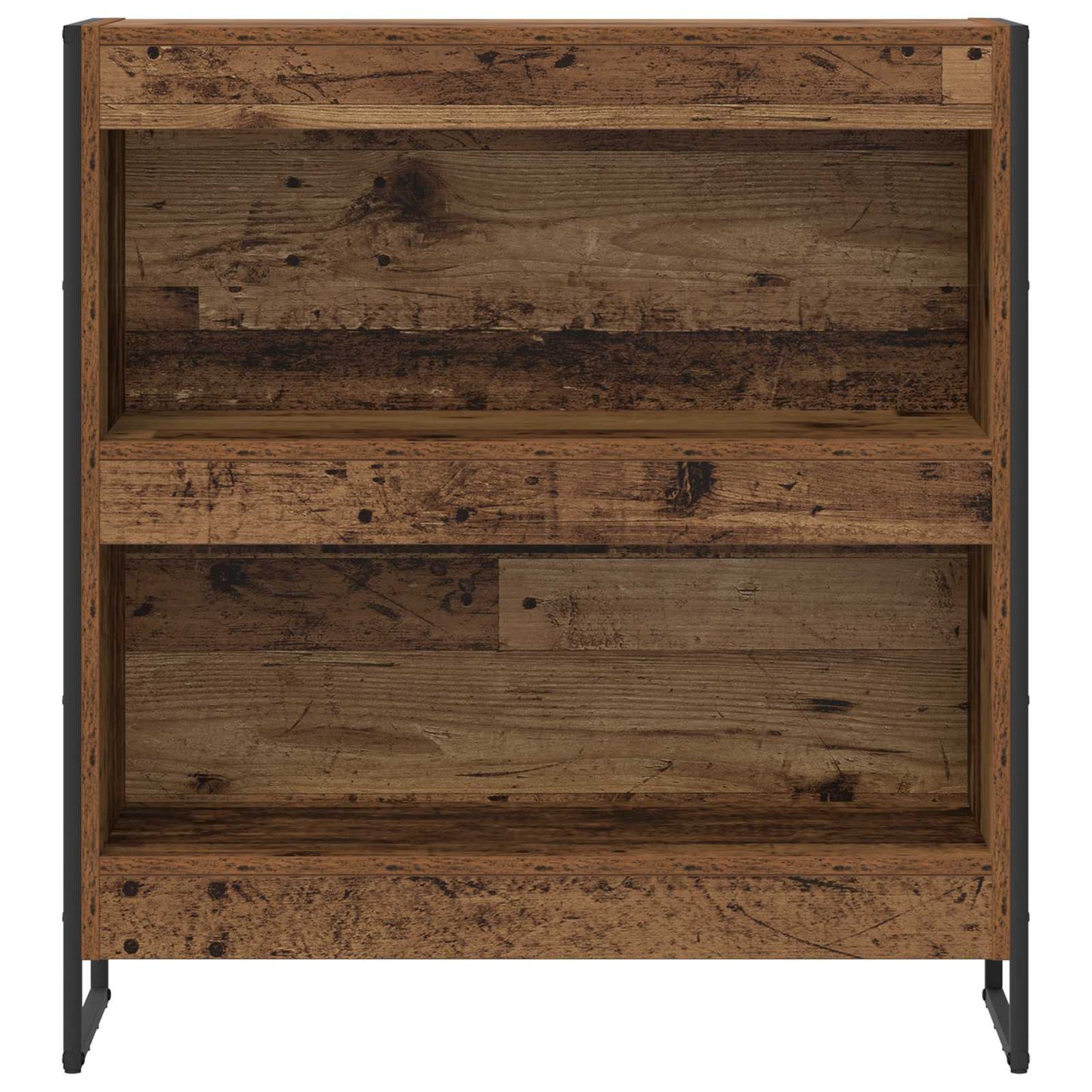 vidaXL Book Cabinet 80 x 30 x 86.5 cm Engineered Wood Old Wood 5