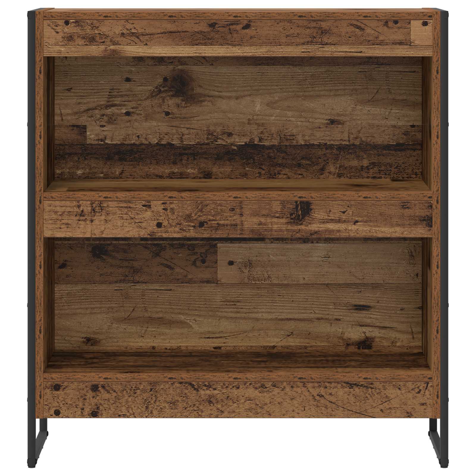 vidaXL Book Cabinet 80 x 30 x 86.5 cm Engineered Wood Old Wood 5