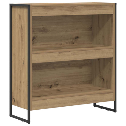 vidaXL Book Cabinet 80 x 30 x 86.5 cm Engineered Wood Artisian Oak 2