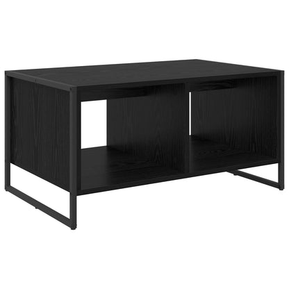 vidaXL Coffee Table Black Oak 80 x 50 x 40 cm Engineered Wood 2