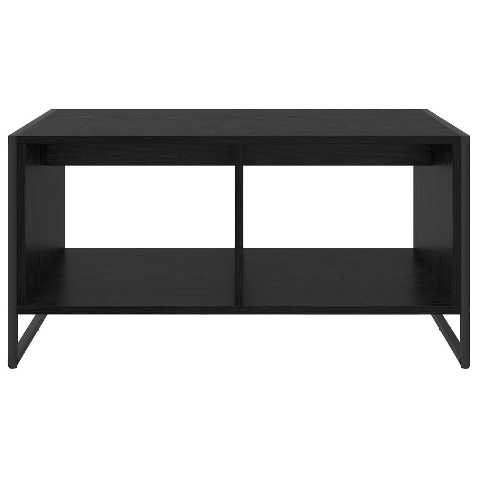 vidaXL Coffee Table Black Oak 80 x 50 x 40 cm Engineered Wood 5