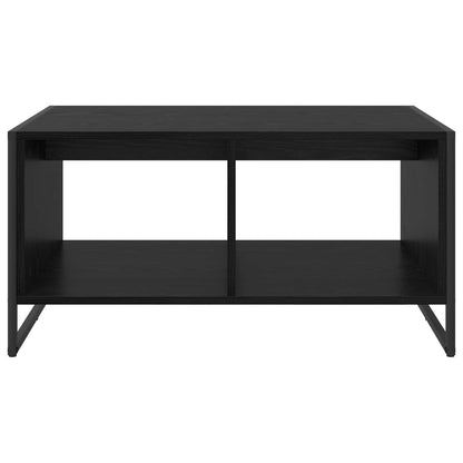 vidaXL Coffee Table Black Oak 80 x 50 x 40 cm Engineered Wood 5