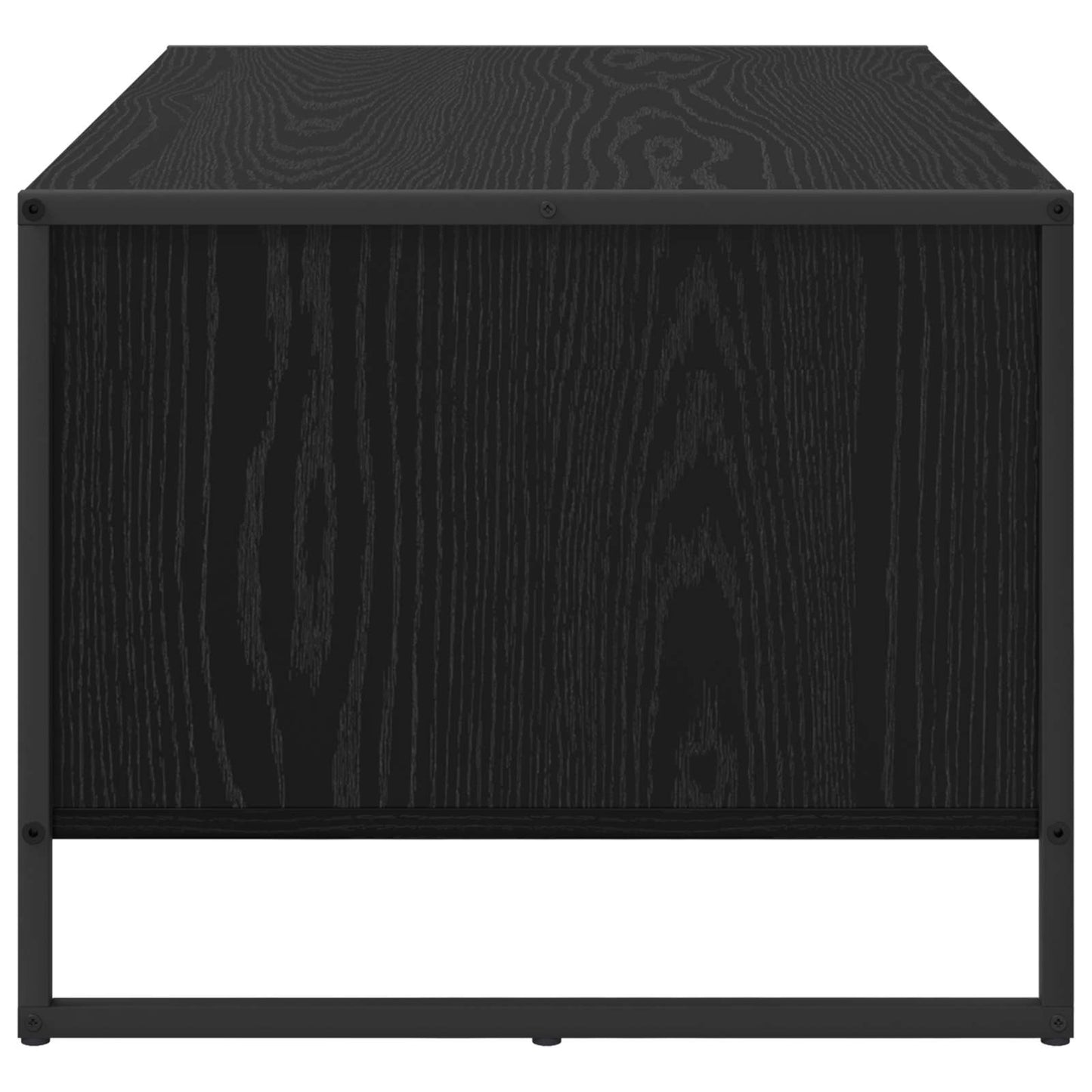 vidaXL Coffee Table Black Oak 80 x 50 x 40 cm Engineered Wood 6