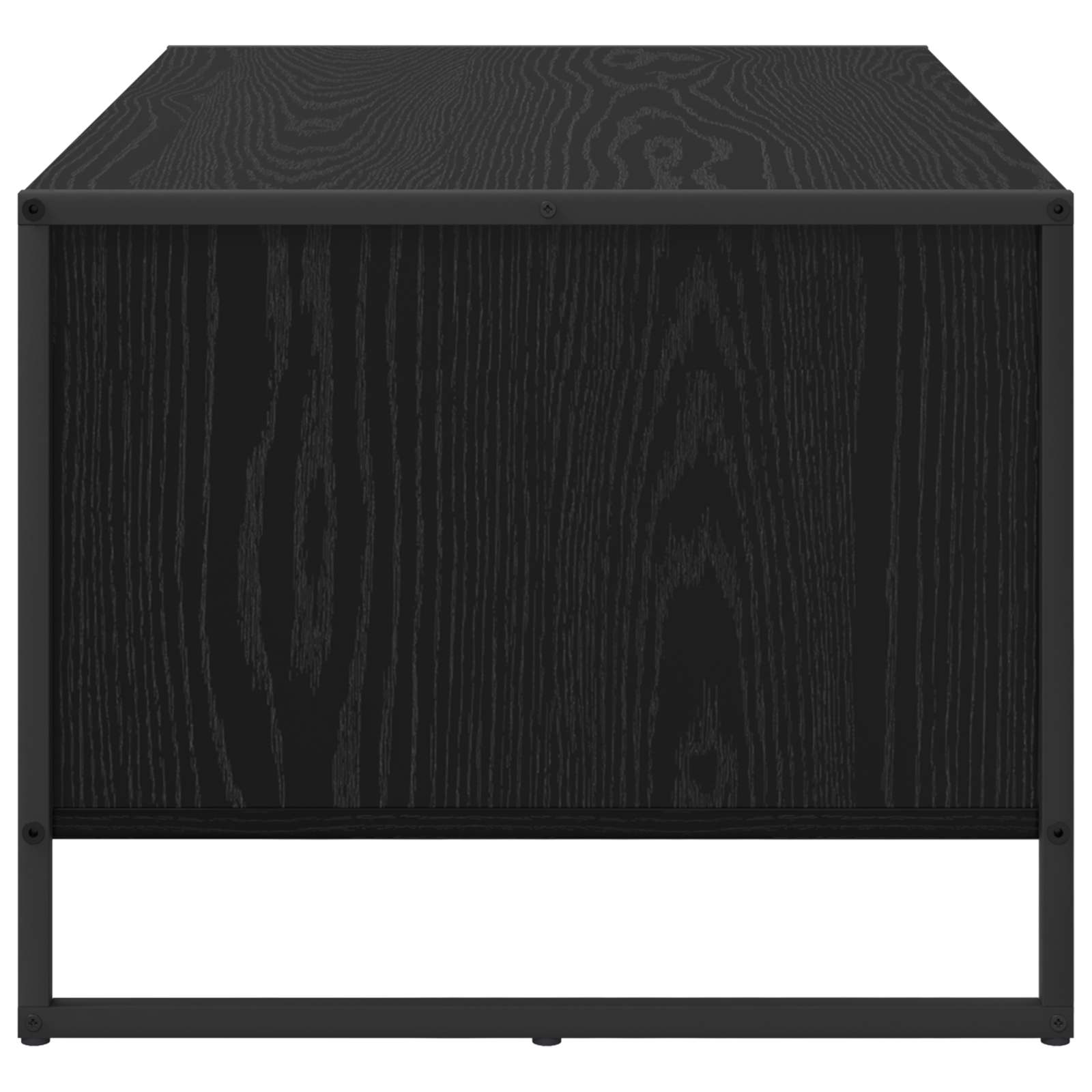 vidaXL Coffee Table Black Oak 80 x 50 x 40 cm Engineered Wood 6