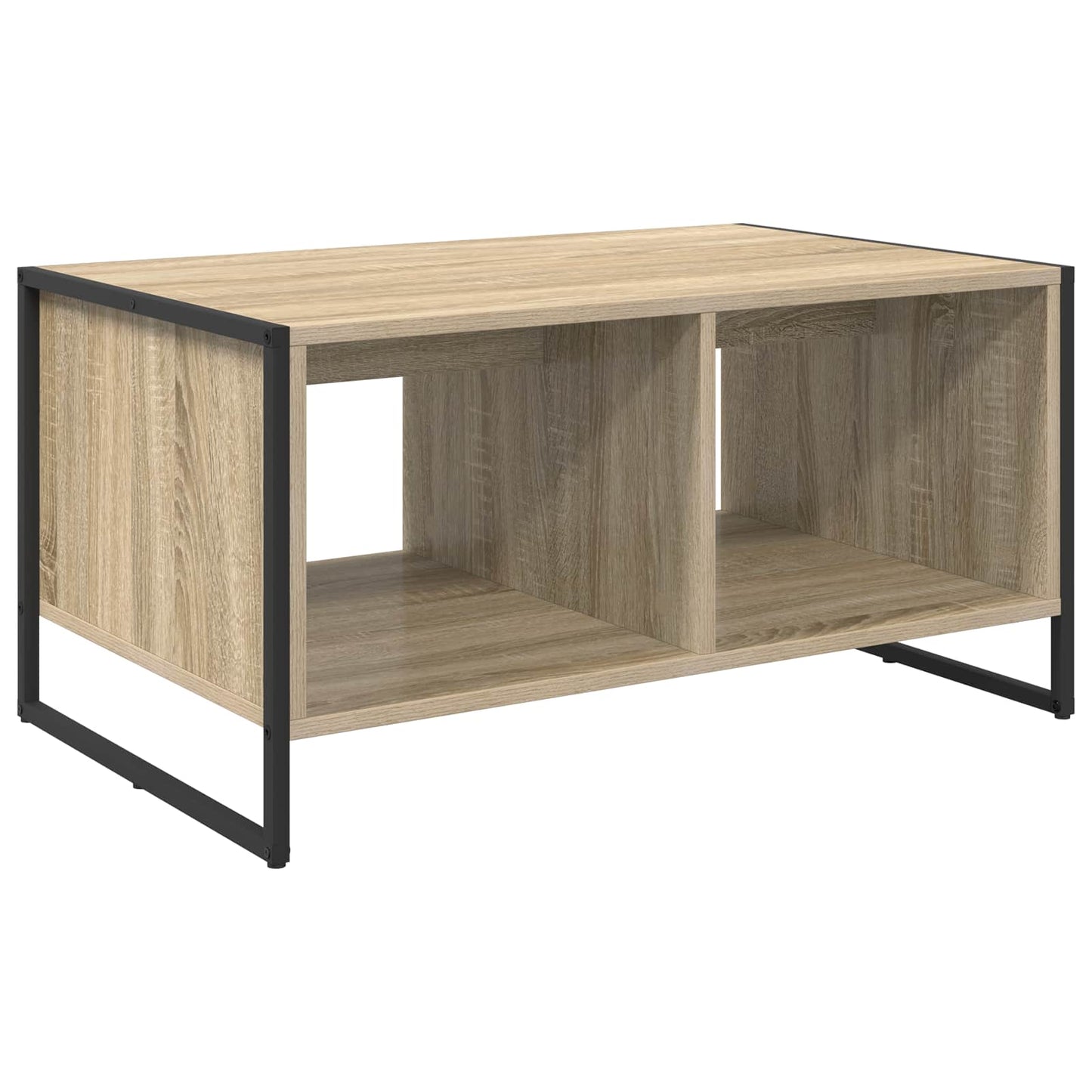 vidaXL Coffee Table Sonoma 80 x 50 x 40 cm Engineered Wood 2