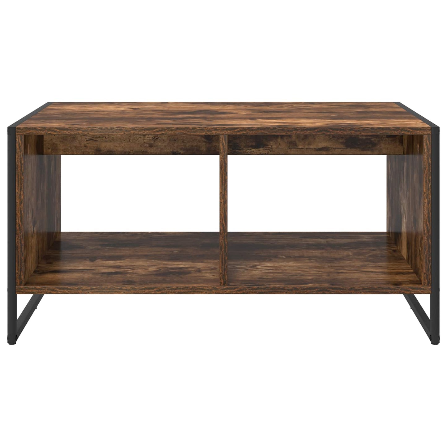 vidaXL Coffee Table Smoke Oak 80 x 50 x 40 cm Engineered Wood 5