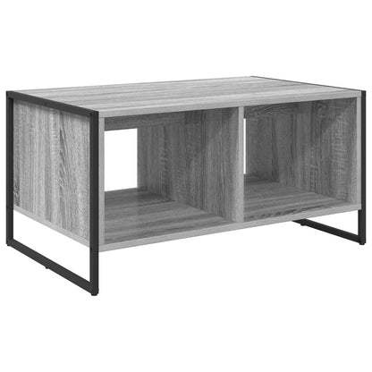 vidaXL Coffee Table Grey Sonoma 80 x 50 x 40 cm Engineered Wood 2