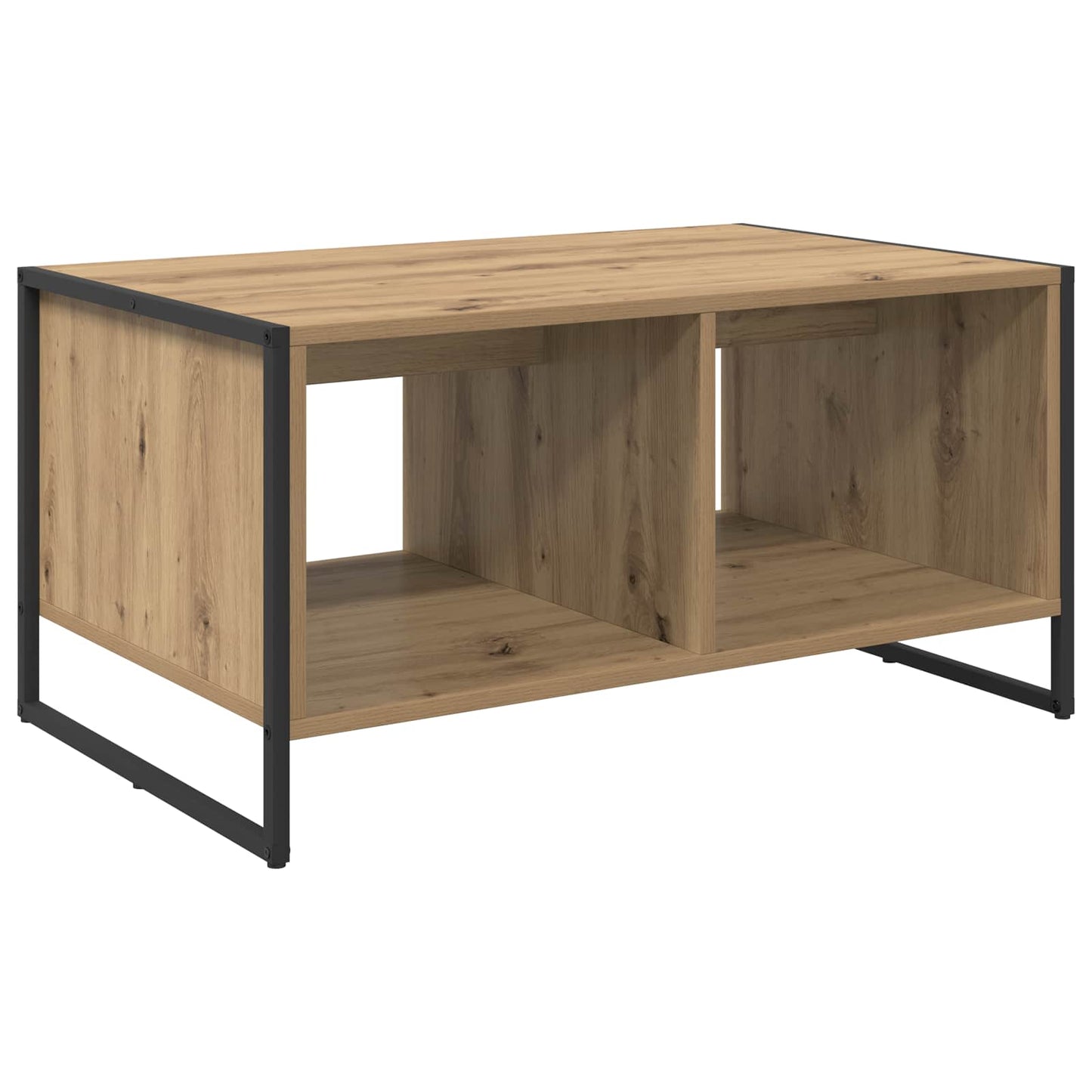 vidaXL Coffee Table Artisian Oak 80 x 50 x 40 cm Engineered Wood 2