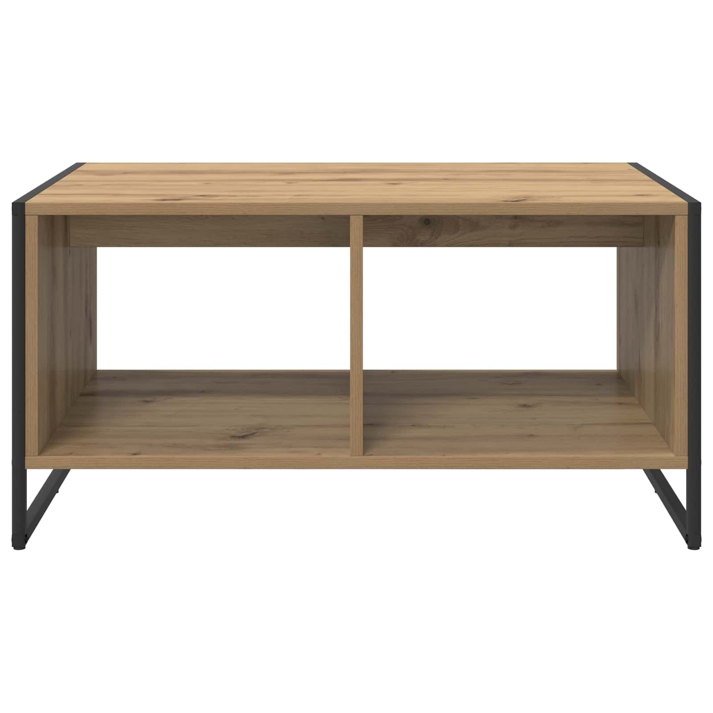 vidaXL Coffee Table Artisian Oak 80 x 50 x 40 cm Engineered Wood 5