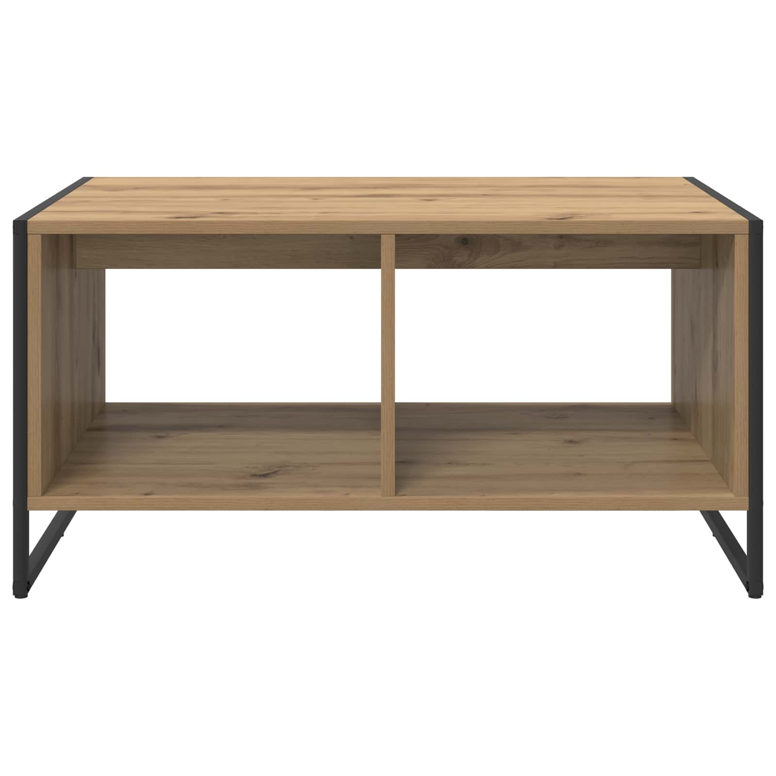 vidaXL Coffee Table Artisian Oak 80 x 50 x 40 cm Engineered Wood 5