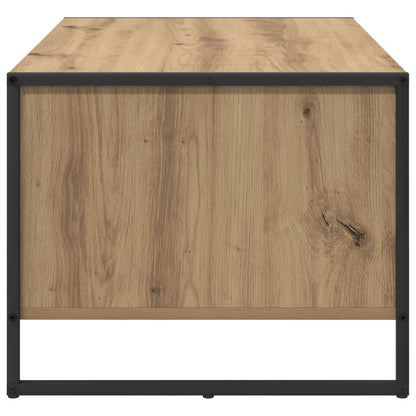 vidaXL Coffee Table Artisian Oak 80 x 50 x 40 cm Engineered Wood 6