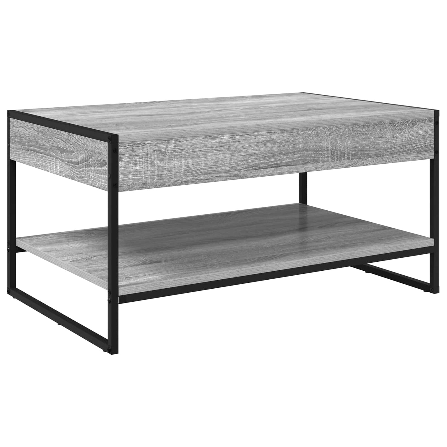 vidaXL Coffee Table Grey Sonoma 80 x 50 x 40 cm Engineered Wood 2