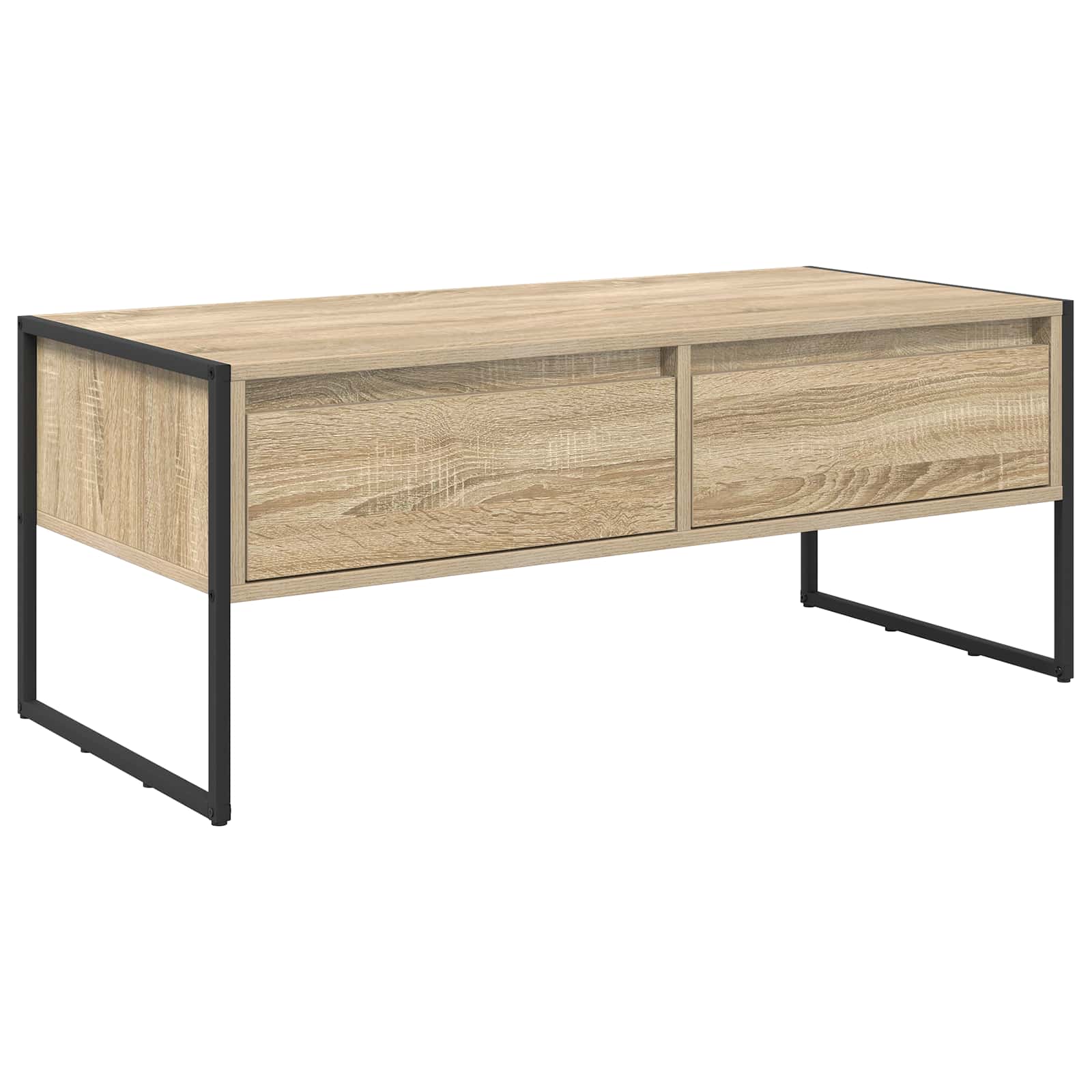 vidaXL Coffee Table Sonoma 100 x 46 x 40 cm Engineered Wood 2