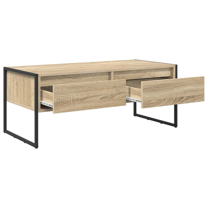 vidaXL Coffee Table Sonoma 100 x 46 x 40 cm Engineered Wood 5