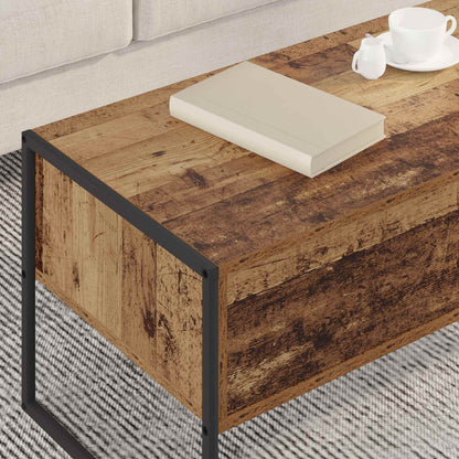 vidaXL Coffee Table Old Wood 100 x 46 x 40 cm Engineered Wood 4