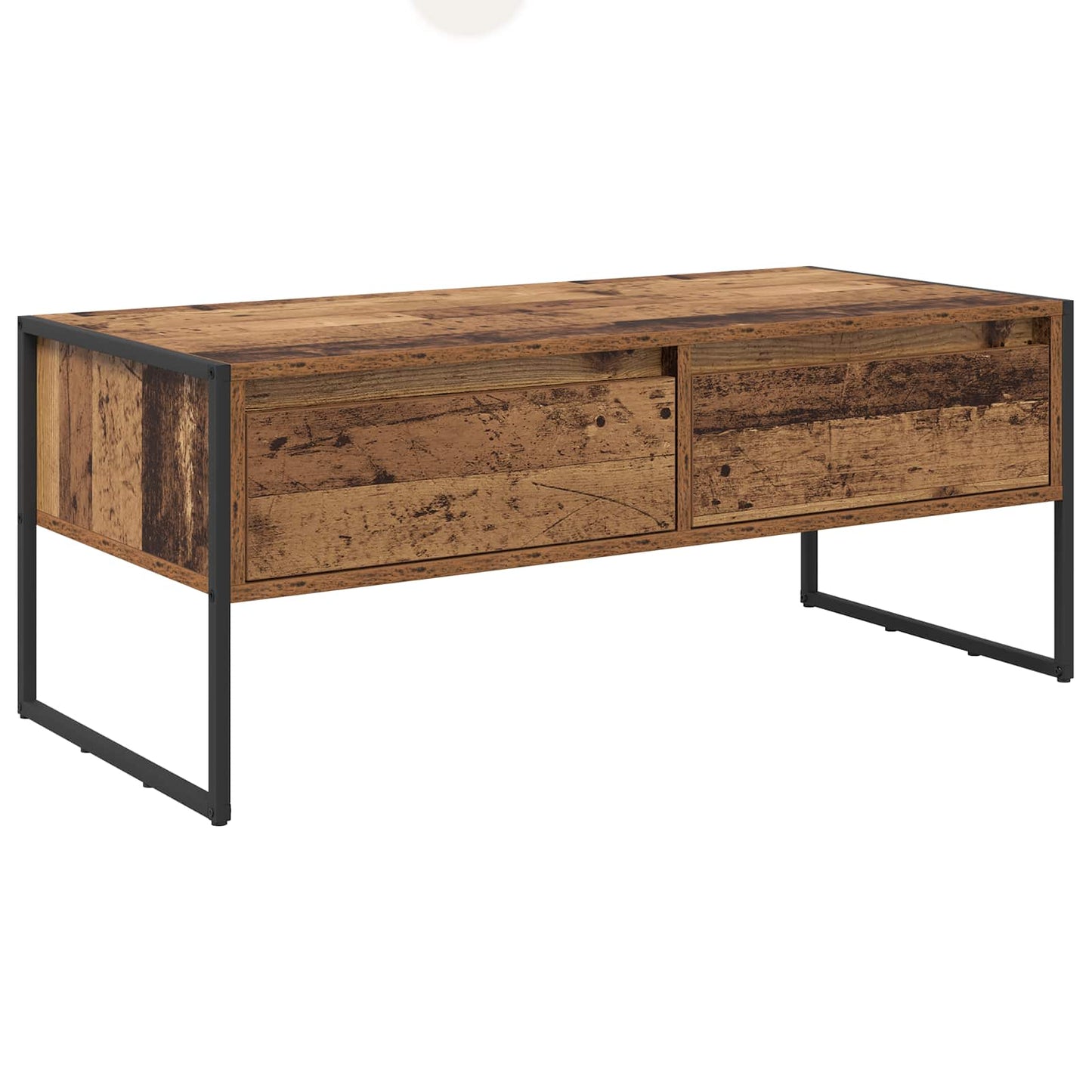 vidaXL Coffee Table Old Wood 100 x 46 x 40 cm Engineered Wood 2