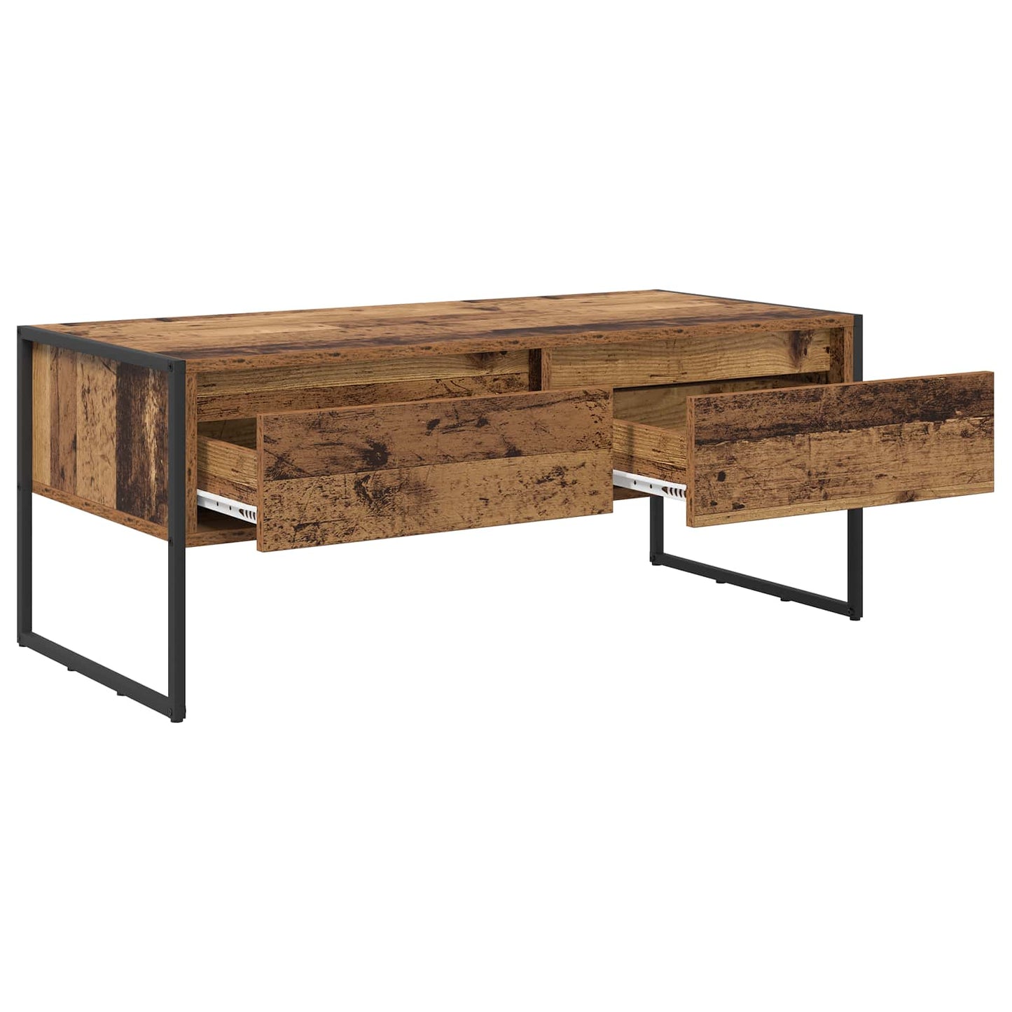 vidaXL Coffee Table Old Wood 100 x 46 x 40 cm Engineered Wood 5