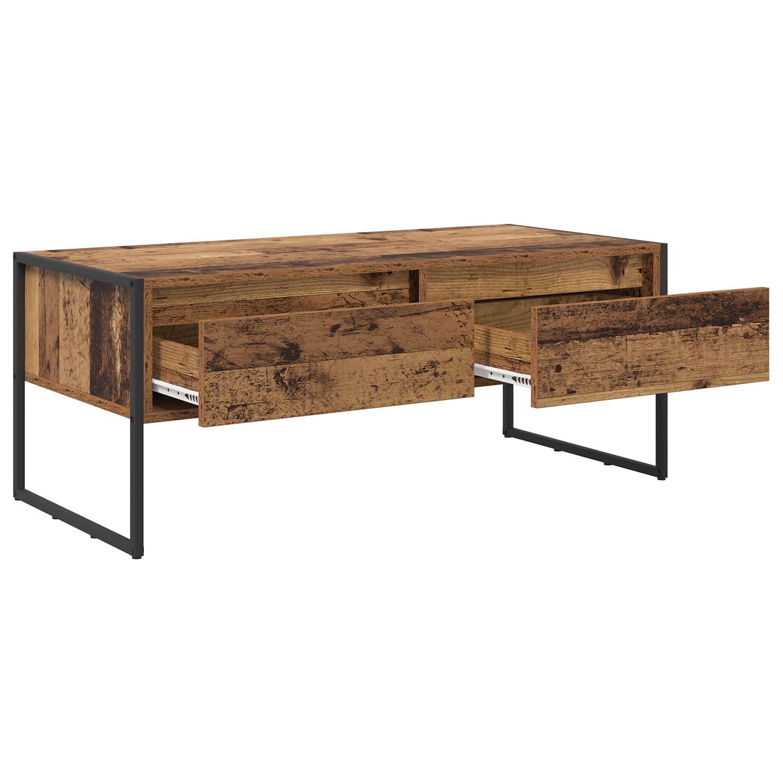 vidaXL Coffee Table Old Wood 100 x 46 x 40 cm Engineered Wood 5
