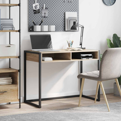 vidaXL Desk Sonoma Engineered Wood 100 x 50 x 75 cm 1