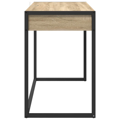 vidaXL Desk Sonoma Engineered Wood 100 x 50 x 75 cm 6