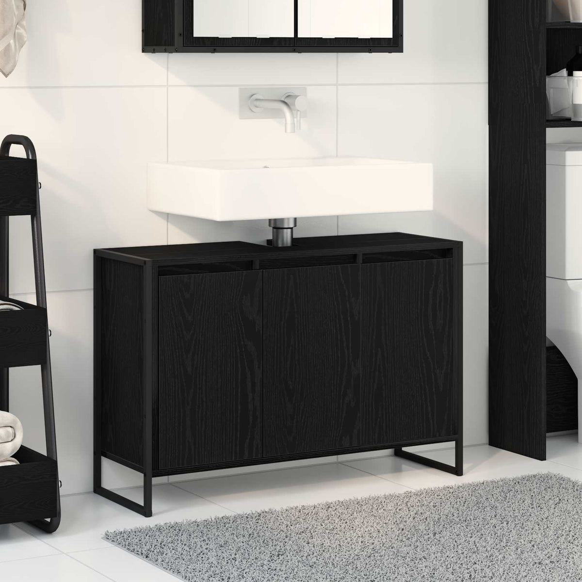 vidaXL Bathroom Cabinet Engineered Wood