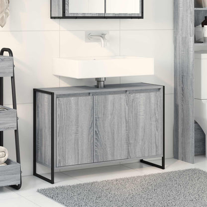 vidaXL Bathroom Cabinet Engineered Wood